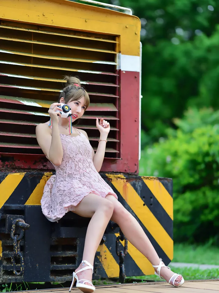 [Mzsock] NO.201 Chen Weiyu suspender dress with cool and beautiful legs street photography#[105P]-79