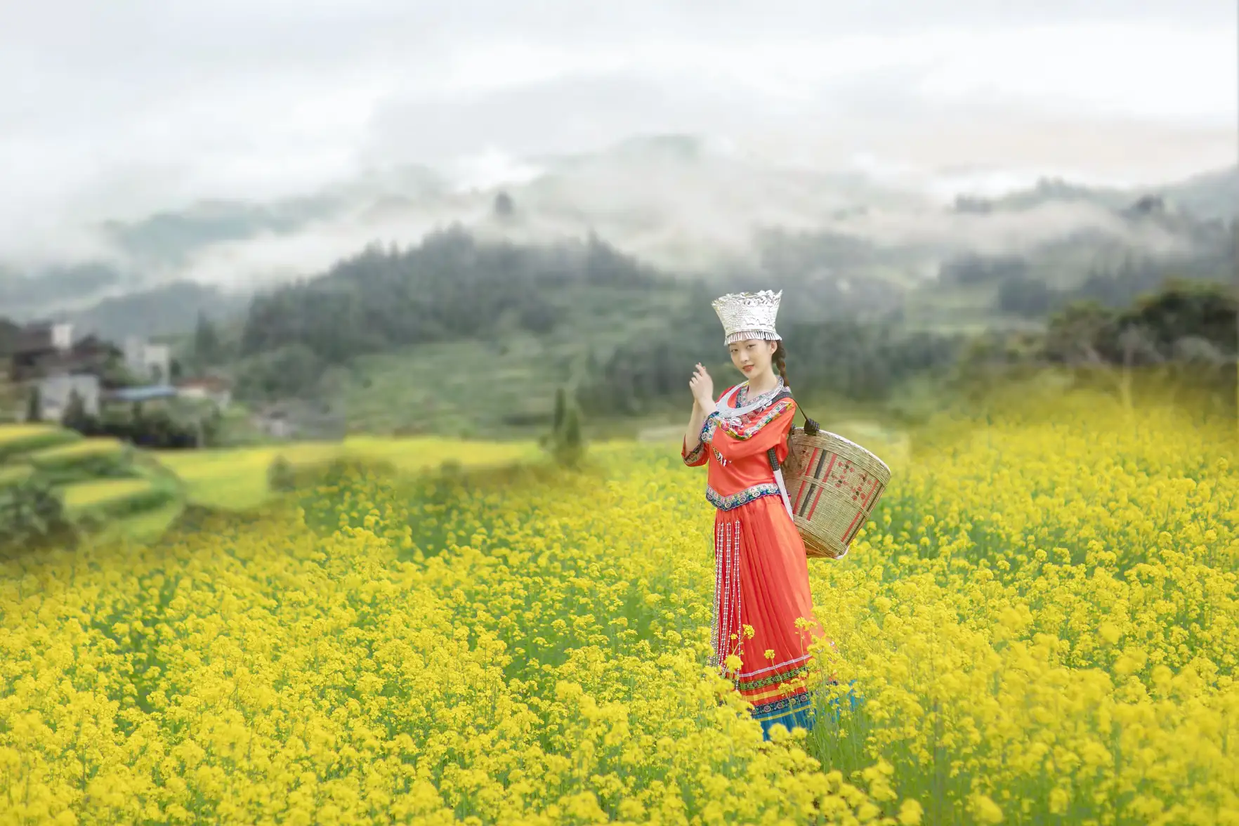 [YITUYU] 2021.11.09 Vol.432 – Rapeseed flowers bloom As one wishes#[33P]-6